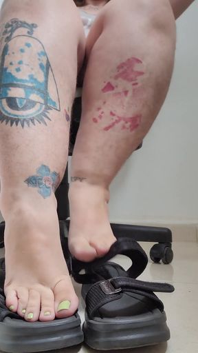 Powerful moment from "feet compilation - foot appreciation"