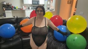 Popping Massive 36 inch Balloons (mp4)