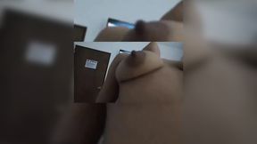 18 year old brunette big saggy tits from New York United States fucking her stepbrother's big dick part 28