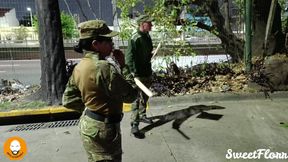 A Big-assed Traffic Officer Searches My Trunk, and I Break His Pussy and Cum on His Face Twice. Pelaconbarba Ft. Sweetflorr