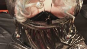 Ready for the countdown in my glistening silver mini-dress and shiny black leggings … until the bondage room claimed me instead.