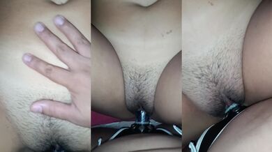 Rough fuck with a strap on after the beach