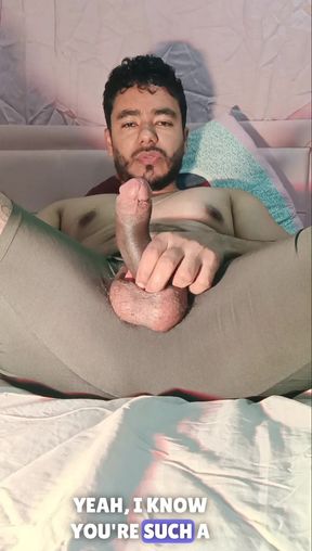 Stepdaddy Masturbates While Talking Dirty and Hot.