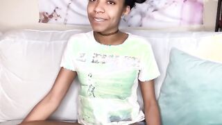 Sweet Skinny Gal is doing a Self-Bdsm and Masturbating