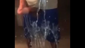Guy Shoots Cum Ropes on Mirror in Intense Jerk Off Session