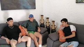 Nipple-Pierced Twink Boy Alee Receives Super Intense Tickling By His Friends Max & Parce. They Have Zero Percent Mercy With Him & Tickle Him Out Of His Mind. Watch The Boys Having Lots Of Tickle Fun!