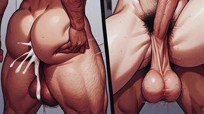 hot femboy gets ass fucked in the college bathroom! hot bareback anal sex. pinoy hentai anime