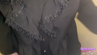 The bitch didn't want to go home, so I fucked her at the mall. With conversations and plot