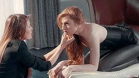 Two Hott Redhead Lesbians Strapon Fuck - Rossy Bush American