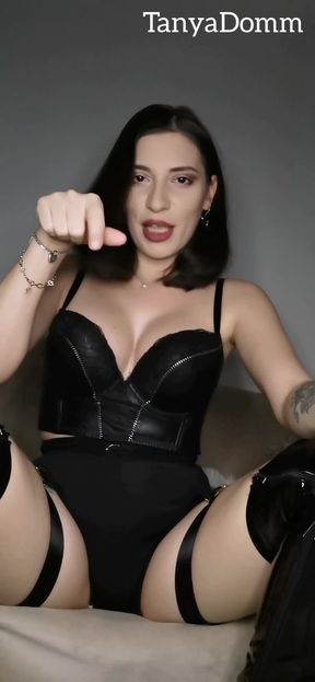 Worship my cock and make me cum New Boots & Cum video