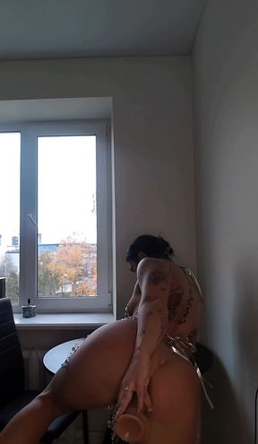 Hot blonde sits alone in her VIP OnlyFans room