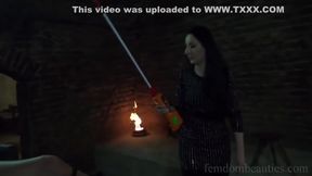 Cigarette & Cattle Prod Cock Torture