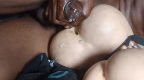 Close up Ass Make Big Black Dick Cum Harder Certify