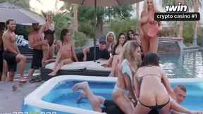 Lena Paul hosts a insane Brazilian bang-out with hefty boobs, diminutive teenagers and inborn bra-stuffers - Project Brazzers exclusive!