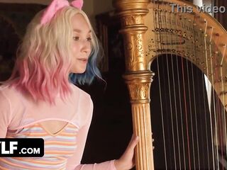 Wednesday Parody ~ Emo Beauty Bangs Preppy Beauty For 1st Time Lesbo Enjoyment