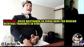 Lucho79x Shows Off His Hard Cock in Live Webcam Masturbation Session