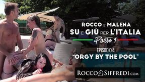 RoccoSiffredi Orgy Party By The Pool