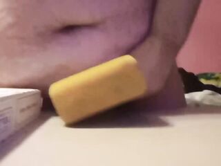 Screwing and cuming in a sponge