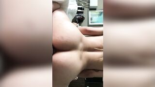 Reverse Anal CG , Load Deposited Deep inside her Butt