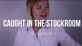 Caught in the Stockroom POV Blowjob - WMV