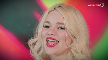 Commanding the Scene: Caitlyn Brooks in the Spotlight with Cali Caliente at Podcast X