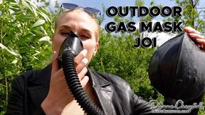 Rebreather Gas Mask Exhales Inhales Outdoor JOI