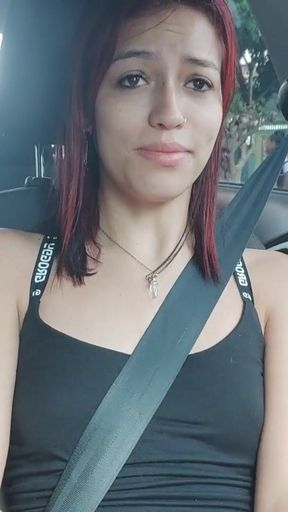 Captivating moment from &quot;I ask my sugar daddy to take me for a walk&quot;