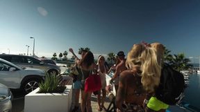 ”The adventurers all board the Swame Boat!”