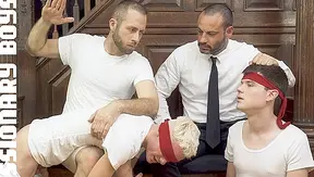 Elder Men Clark Jones Gag On Huge Dildos – Rough Throat Fucking – MissionaryBoys