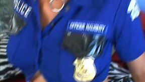 A Wild Night of Passion: Police Officer & Suspect Embrace