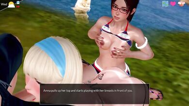 Mythic Manor V0.17 - Threesome, now on the beach (2)