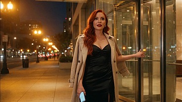 Beautiful mature redhead Latina meets a man on a dating app and they end up fucking in her apartment - AI-generated content