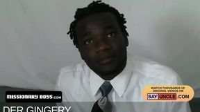 Mission president Elder Umphrey releases hot jizz for the camera man