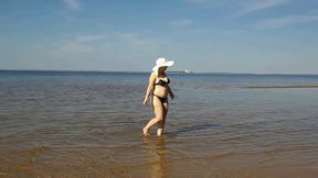 Hot MILF on the Beach -15