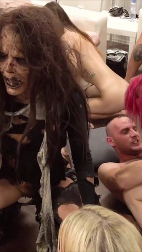 Captivating moment from &quot;Psycho orgy with anal massacre&quot;