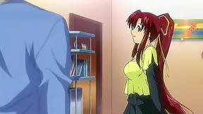 Busty anime girlfriend gets her shaved uncensored virgin pussy fucked