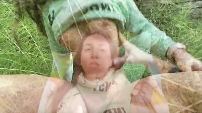 Picked up a hottie on the highway and fucked her hard in the bushes