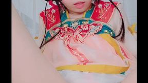 [intro] Met Under a Cherry Tree????Close Look into the Depths of a Girl in Hanbok (Paipan? Anal)