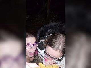 Exhibition for 2 MILFs who love to suck and have a fun hawt semen