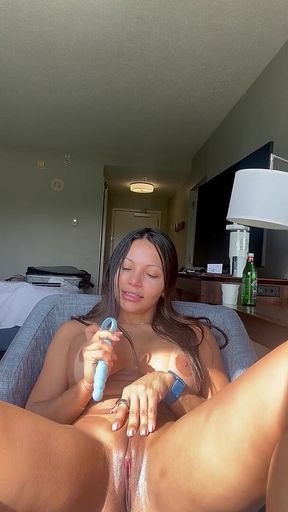 Baddie Latina Fucks Her Pussy & Ass After Having Wet Dream