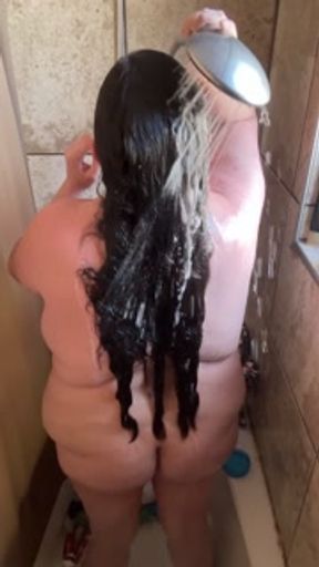 Hot steamy shower, full body shave, and sexy dancing with Sunshine xo