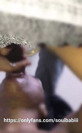 Sloppy Two Hand Cock Sucking. Sucked All of His Cum