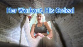 Her Workout His Ordeal. In Shoe 360VR