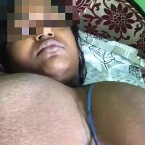 Indian Bengali Big boobs IT professional musterbation in video call with Office Boss