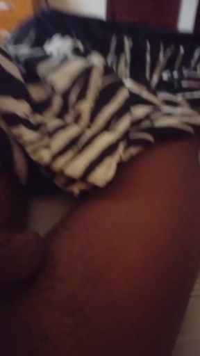 I used the blanket to cover my dick so I don't get caught
