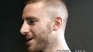 Horny Sebastian teases Jeasons cock with his mouth and hands