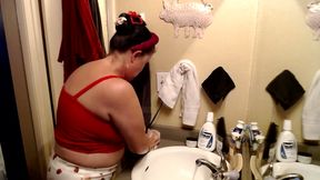 Gargling Teeth Brushing Facial Massage