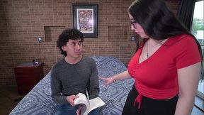 Hot Latina teacher gets a surprise blowjob from student Calypso