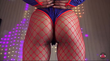Amazing Fishnets Ass Tease