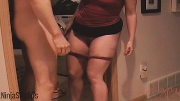 [Cock Ninja Studios] Step Brother Gets Step Sister To Fuck In Laundry Room